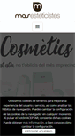 Mobile Screenshot of masesteticistes.com